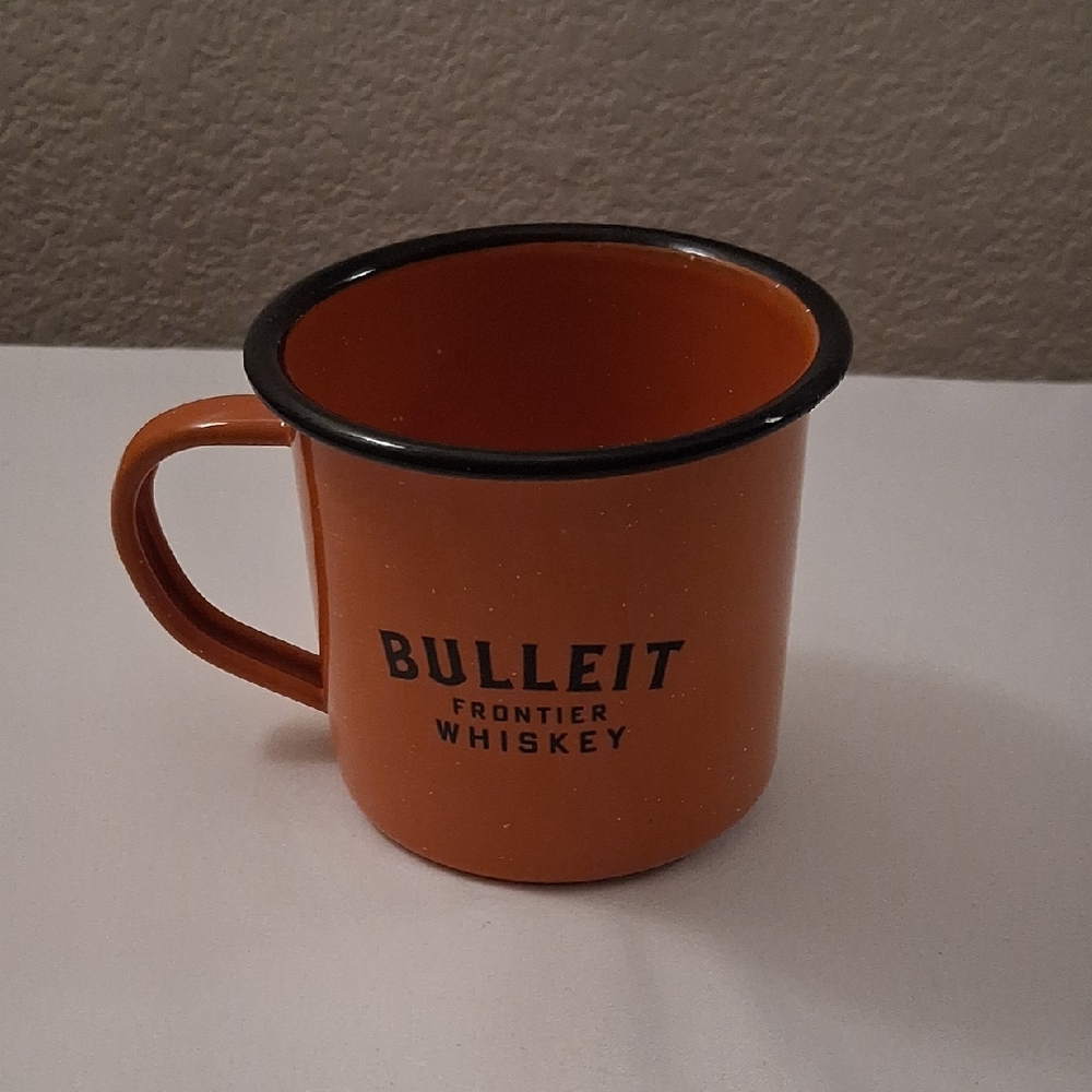NWT Bulleit Camping Enamel  Cup